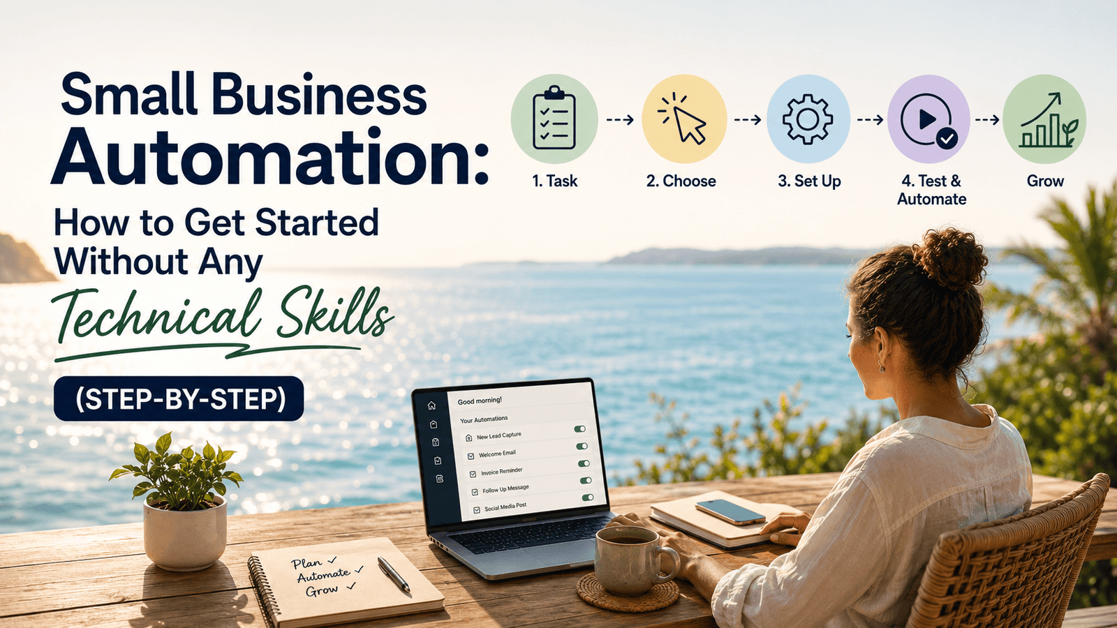 Small Business Automation: How to Get Started Without Any Technical Skills (Step-by-Step)